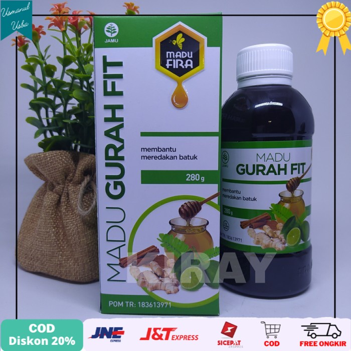 

◾COD◾ Madu Gurah Fit Obat Herbal Alami Atasi Batuk Asma Sinusitis Bronkitis