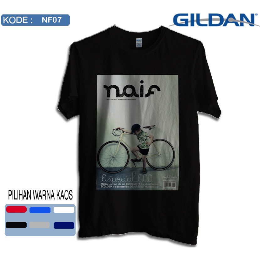 Kaos naif band / kaos original gildan softstyle
