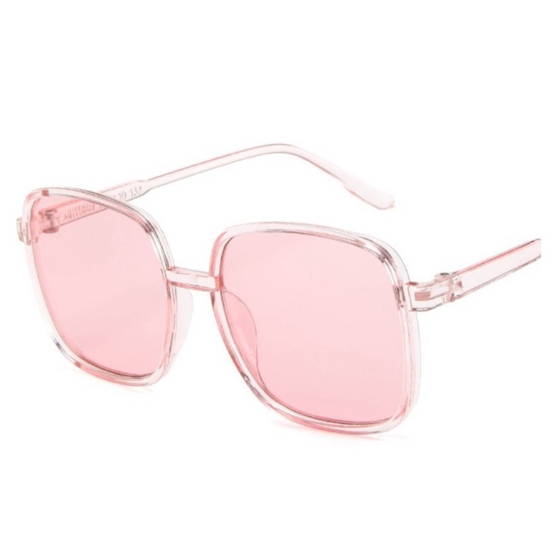 •OKEY BELI•KC111 KACAMATA Wanita Hitam Kotak Gaya Style Sunglasses Kaca Mata Fashion Eyewear cod-TRANS PINK