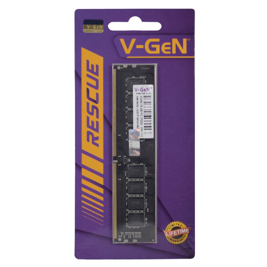 V Gen DDR4 16GB 17000 19200 21300 LONGDIMM V-GeN RESCUE VGEN