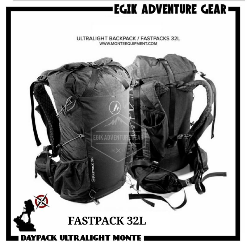 Tas Ultralight | Daypack Ultralight Monte Faspack 32L