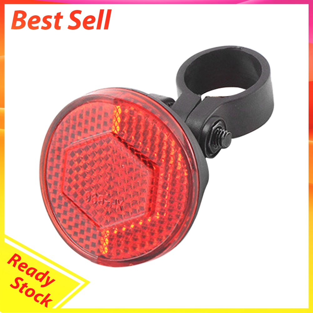 Mountain Bike Handlebar Reflector Bicycle Front Rear Warning Riding Light