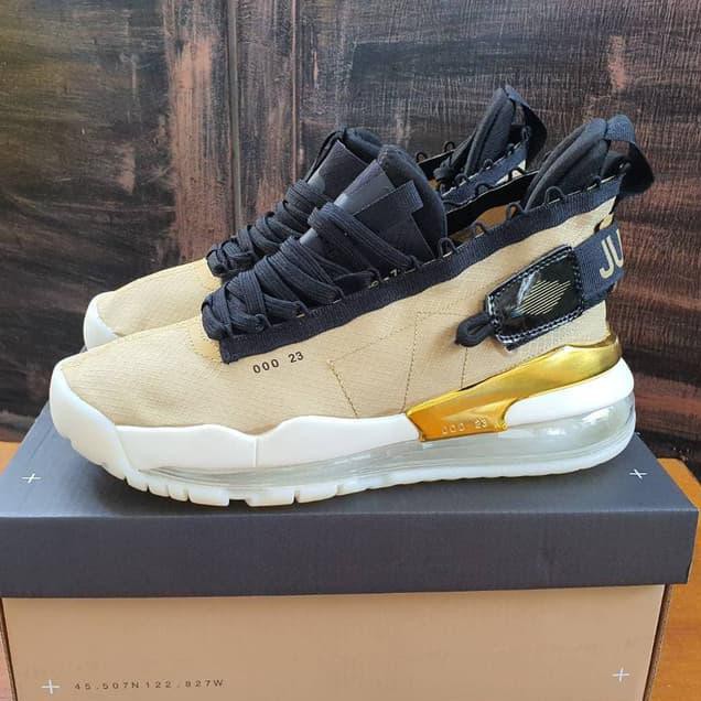 ★ ON SALE SEPATU SNEAKER WANITA★ NIKE JORDAN PROTO MAX 720 - BLACK GOLD - PREMIUM ,SNEAKER