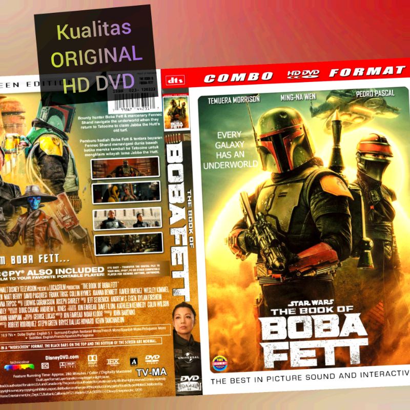 kasetDVD Film Star Wars The Book Of Boba Feet-Kaset Film Star Wars Terbaru 2022-Kaset Film Action St