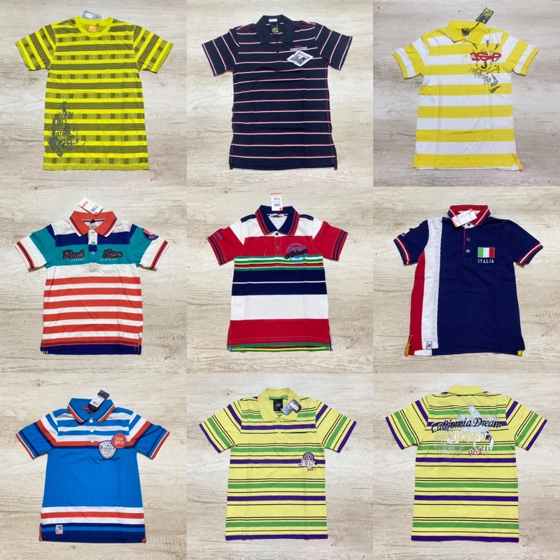 (4-14 TAHUN) JSP 962 POLO SHIRT ORIGINAL ANAK LAKI LAKI / KAOS COOLKIDS / BRANDED POLO / KIDS