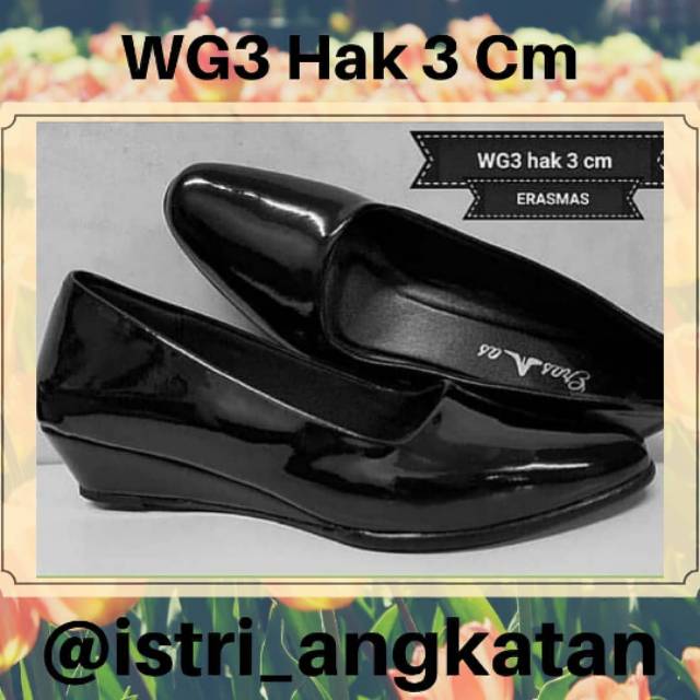 Sepatu Wedges 3 Hak 3 Cm