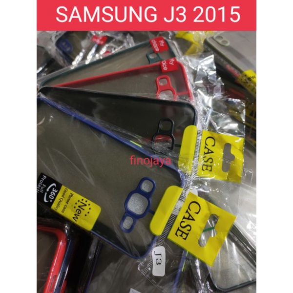 Case Aero My choice Samsung J3 2015 Silikon Dove pelindung Camera