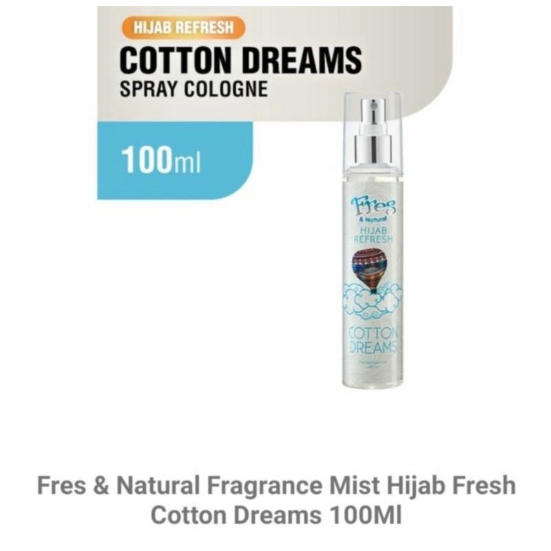 FRES Natural Cologne Hijab Refresh 100ML Spray