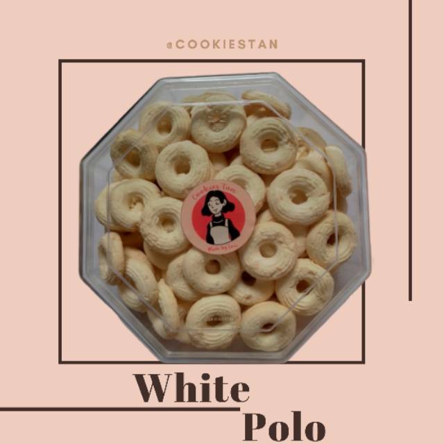 

Kue Polo Putih / White Polo