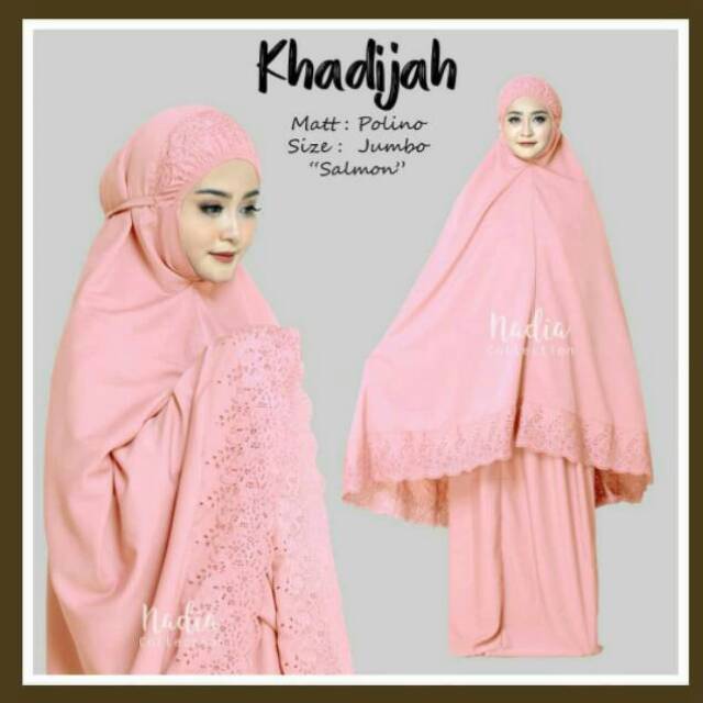 New mukena khadijah pastelena uk.dewasa