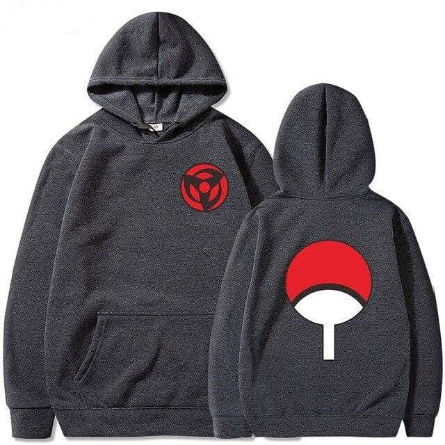 Sweater Hoodie UCHIHA SHARINGAN Anime NARUTO Jumper Pria Wanita Size S M L XL XXL