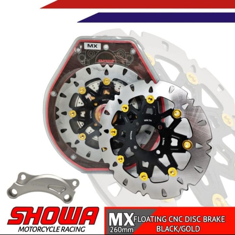 PIRINGAN DISC CAKRAM DEPAN VARIASI FROUTING JUPITER MX/JUPITER Z VEGA R ZR F1ZR NOUVO 260MM SHOWA FROUTING