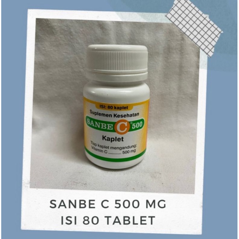 Sanbe C VITAMIN C 500 mg isi 80 kapsul