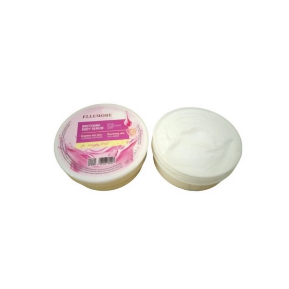 Ellemore Whitening Body Serum, Brightening Body Scrub