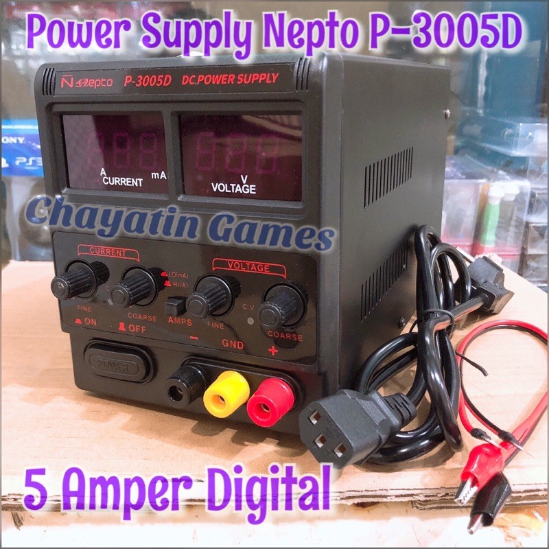 Power Supply HP Merk Nepto Type P-3005D 5 Amper (DIGITAL)
