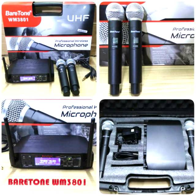 Mic Baretone Wm 3801 HANDHELD baretone wm3801