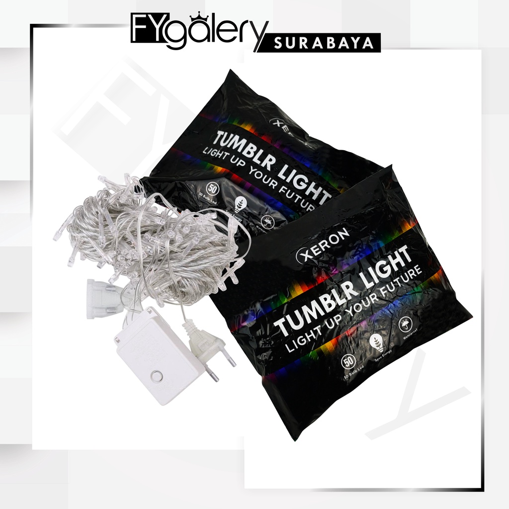 Lampu Tumblr Xeron 10M Packing Opp Lampu Hias Lampu Hari Raya Lebaran Lampu Natal Tumbler Light Led Dekorasi Kamar S1040