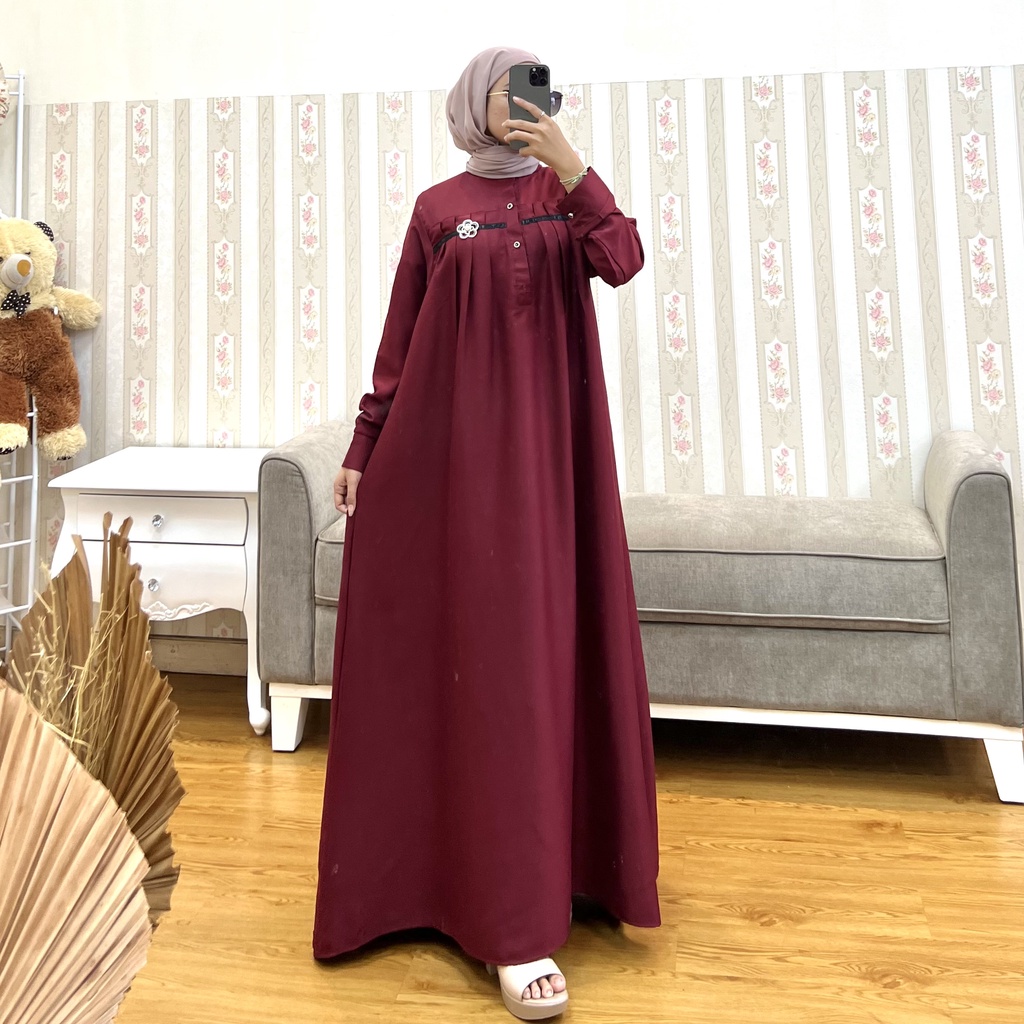 GAMIS MUSLIM WANITA MAXY ALUNA REMPEL DMR