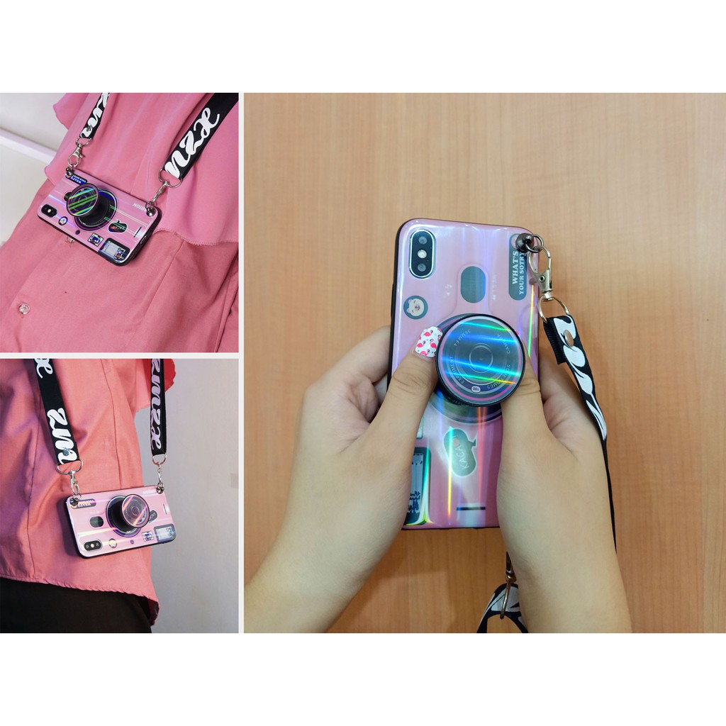 Softcase Motif Kamera  Samsung A51 A71 Samsung A21S Samsung M51 Samsung A01 Core Free Holder