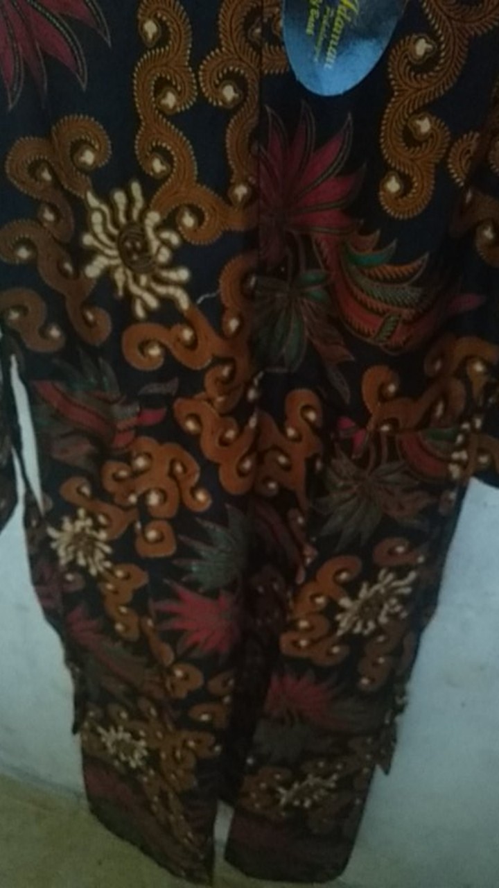 Baju Batik Anak Cewek Gamis Batik Anak Cewek Motif Bi6 Terbaru