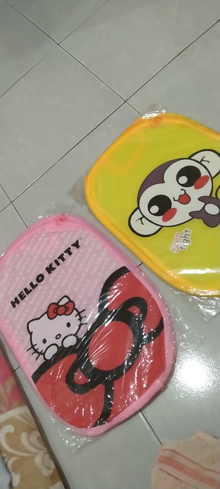 Murah Keranjang Baju Kotor Lipat Motif Karakter / Laundry Basket / Keranjang / Laundry Bag