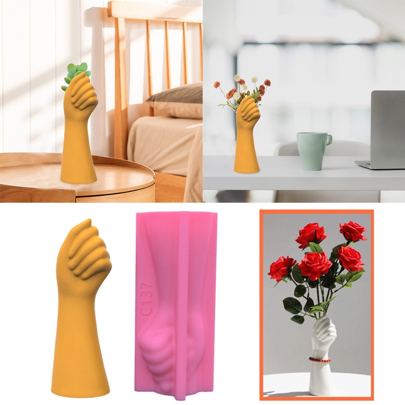 Siy Cetakan Pot Bungatanaman Bahan Silikon Untuk Dekorasi Diy