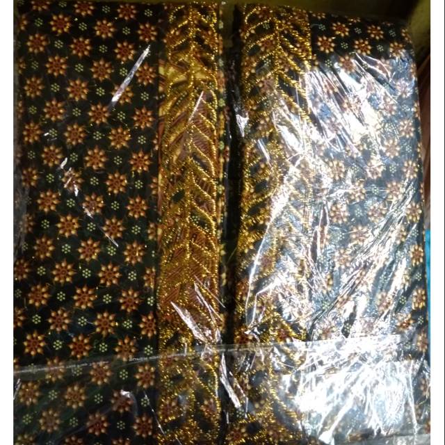 Jarit wiru bordir motif truntum/jarik wiru truntum