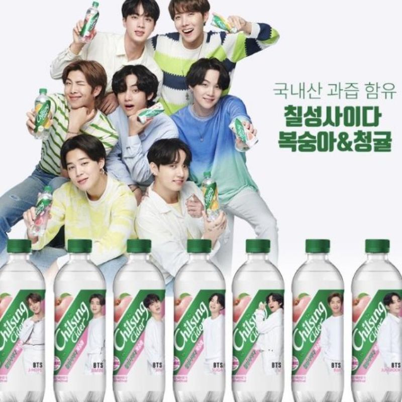 Botol Chilsung Cider - Taehyung version
