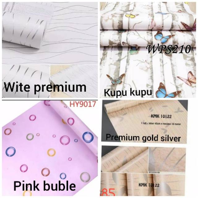 Wallpaper sticker dinding /wallpaper dinding 10meter