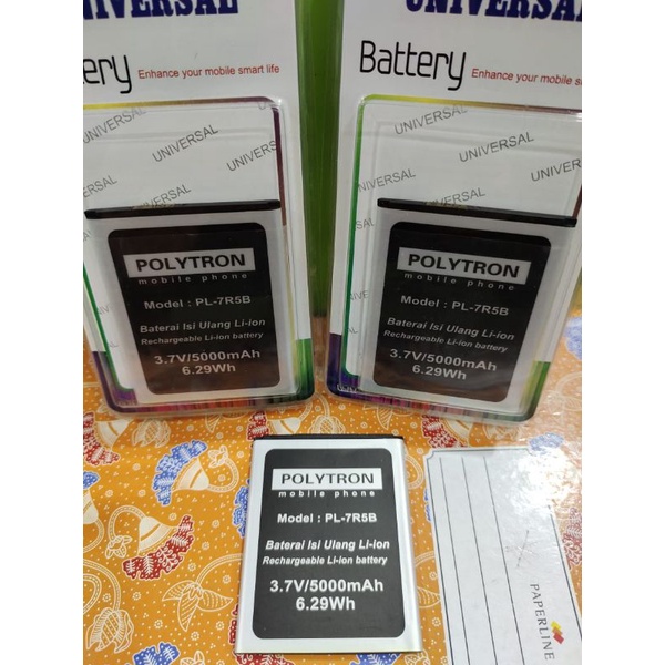 Baterai batterai battery batrai Polytron PL 7R5B original