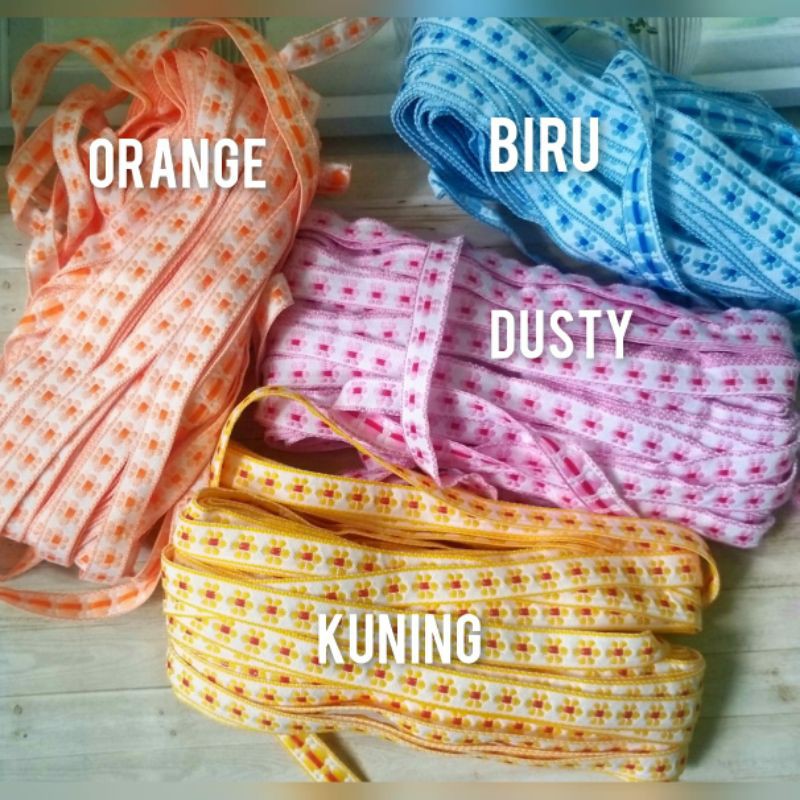 

PER METER,PITA BORDIR MULTI WARNA LEBAR 1CM
