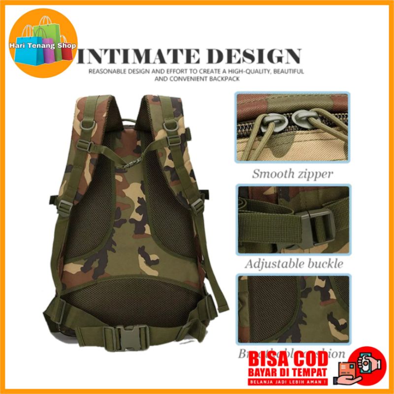 Tas Ransel 3D/ tas ransel tactical/tas outdoor/tas ransel IMPORT