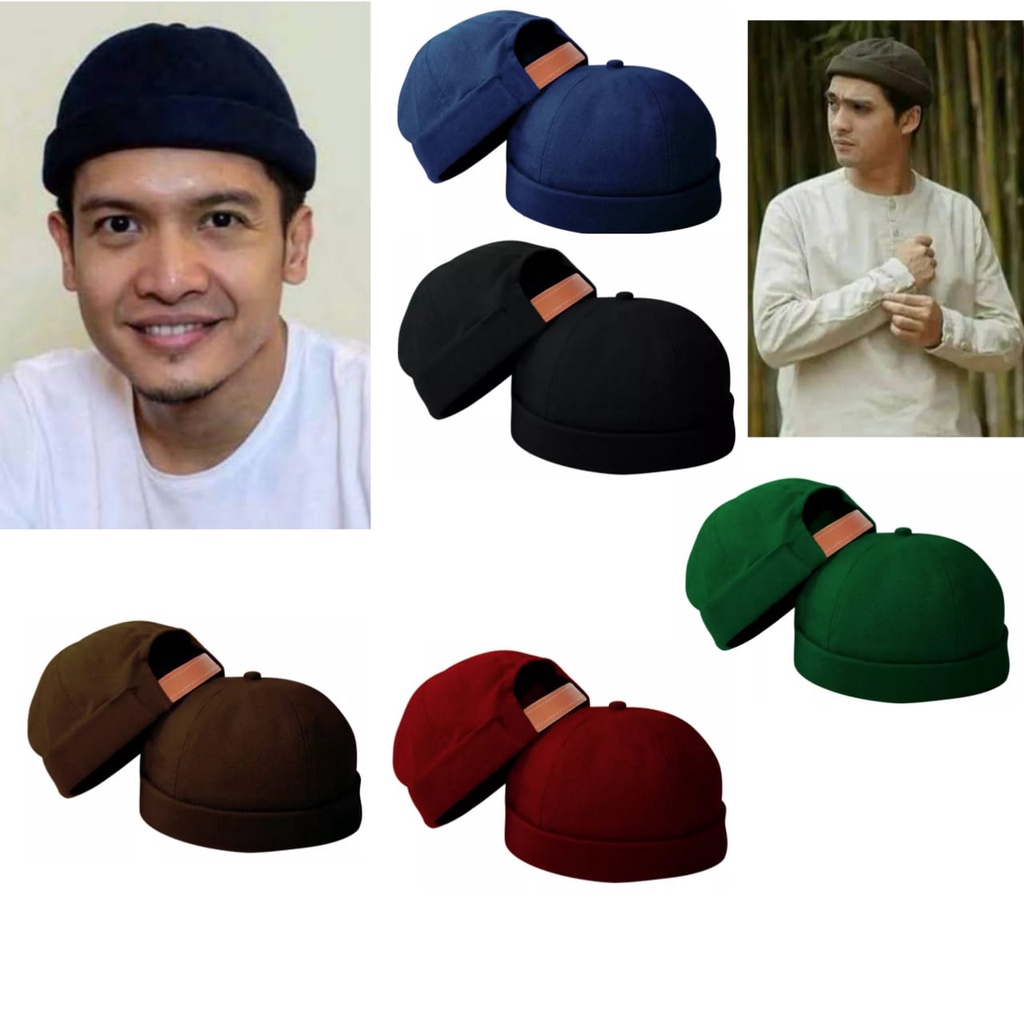 Peci Hat Uas Mikihat Pria Polos Muslim Dewasa Kopiah Haji Santri Ustadz Kopeah Keren Murah Model Ter