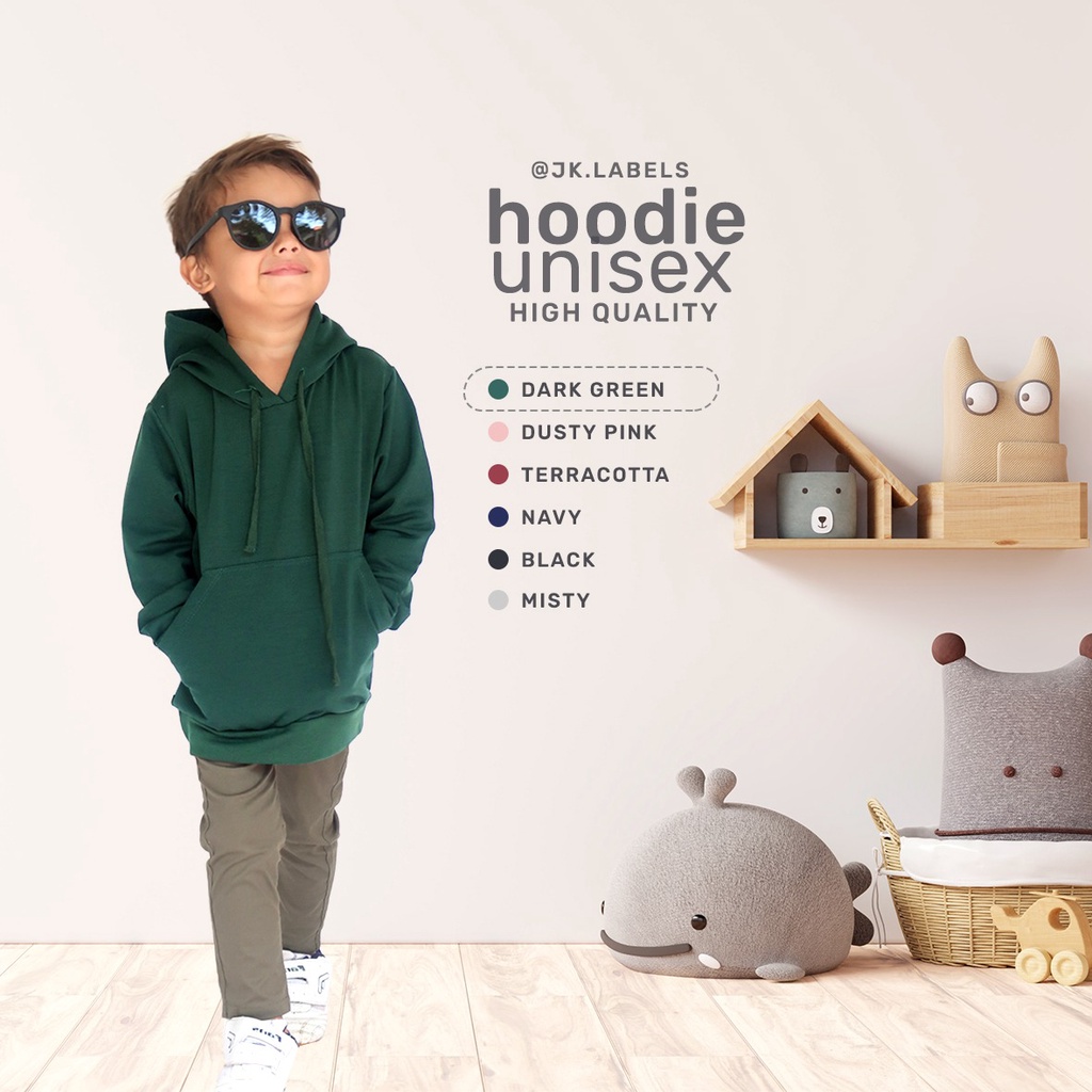 HOODIE UNISEX HIGH QUALITY SWEATER ANAK / HOODIE HANGAT BAJU ANAK 1 - 8 TAHUN