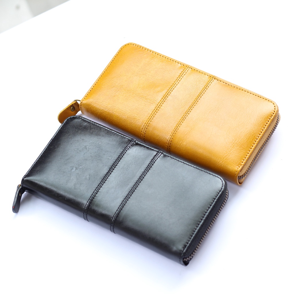 NEW !! DOMPET PANJANG WANITA BAHAN KULIT SAPI ASLI MODEL CLARA BANYAK SLOT KARTU / GRATIS GRAVIR NAMA