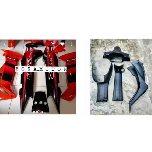 Full Body Halus Kasar Yamaha F1ZR-Fizr, Merah Hitam