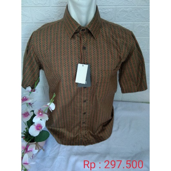 Kemeja Pria Cardinal Lengan Pendek