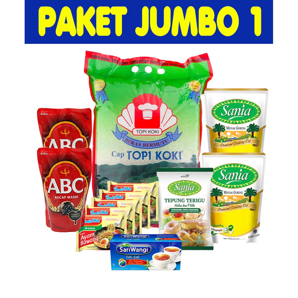 

SEMBAKO PAKET JUMBO 1 - Dapat 8pcs..!!