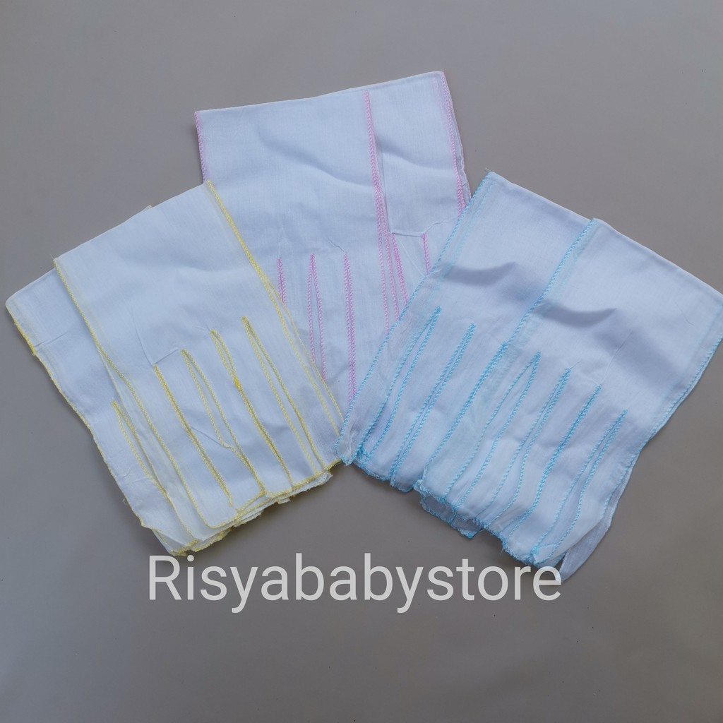 6 pcs / setengah lusin gurita bayi polos / gurita bayi baru lahir