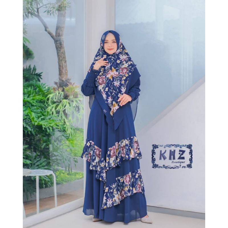 Kiara set syar'i by khz - syari termurah