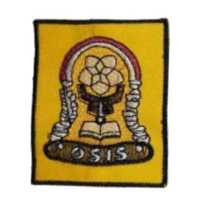 Osis SD Bordir Bendera Merah Putih Seragam Osis SMP SMA Logo Bordir Untuk Seragam Putih Osis