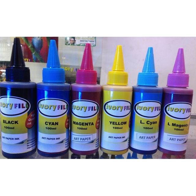 Tinta art paper artpaper epson isi ulang refill IVORYFILL 100ml