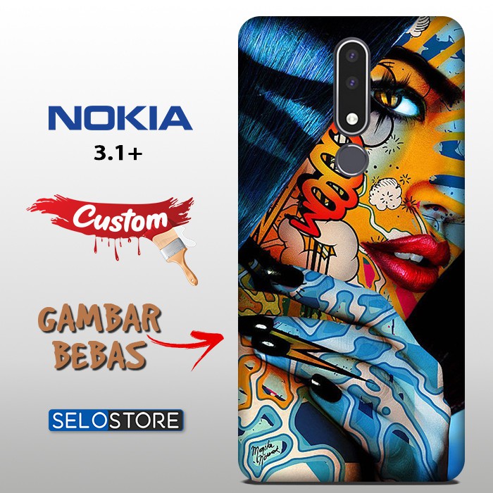 Casing Hardcase Nokia 3.1 Plus Custom