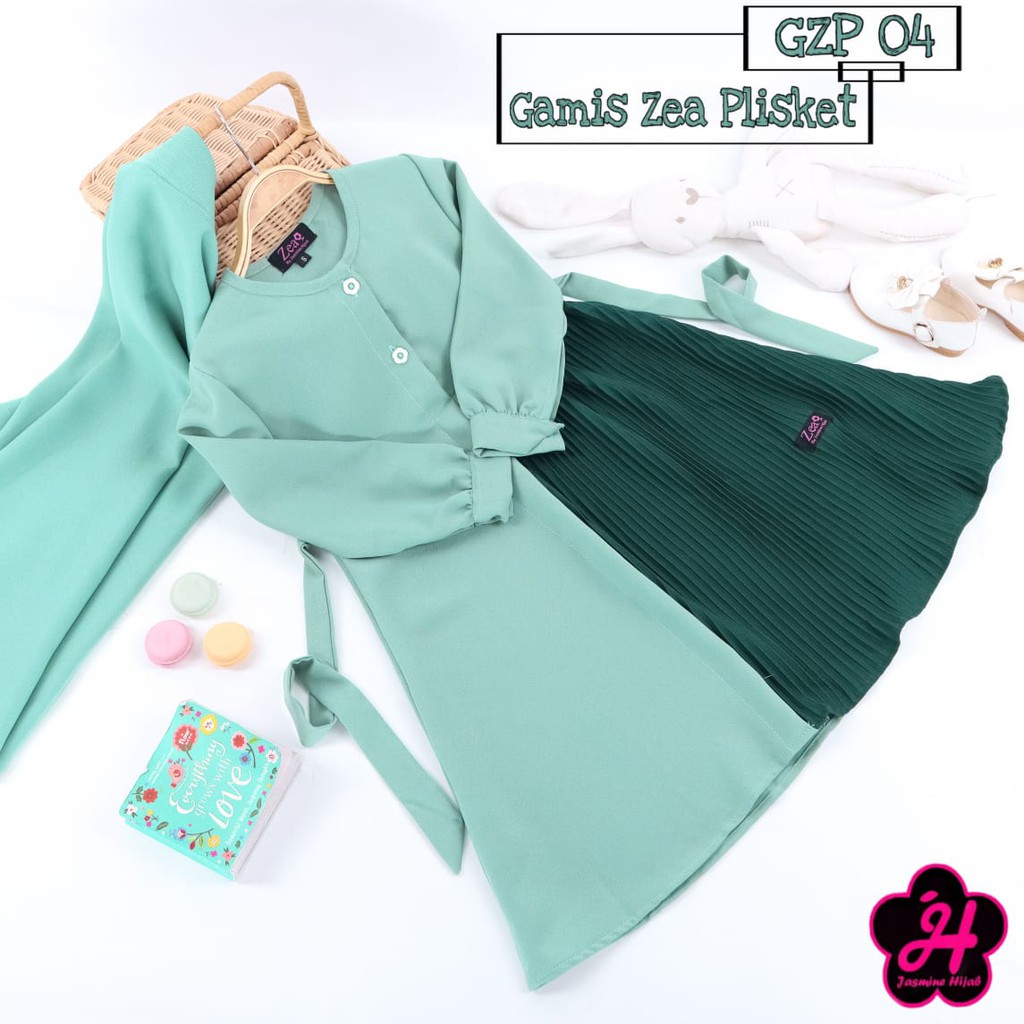 Gamis Anak Set Khimar by ZEA GZP 04