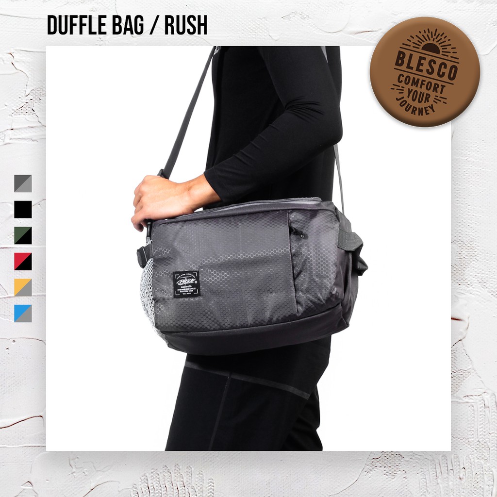 Tas Olahraga Gym Tas Fitness Warna Grey - Blesco Rush