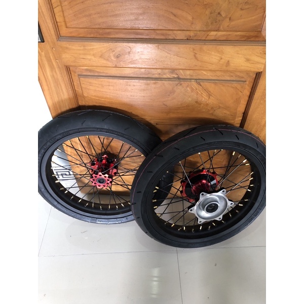 roda crf supermoto semi cacing