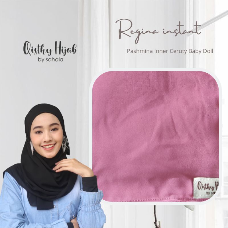 regina instan/hijab pasmina INner melayu cerutu baby doll premium