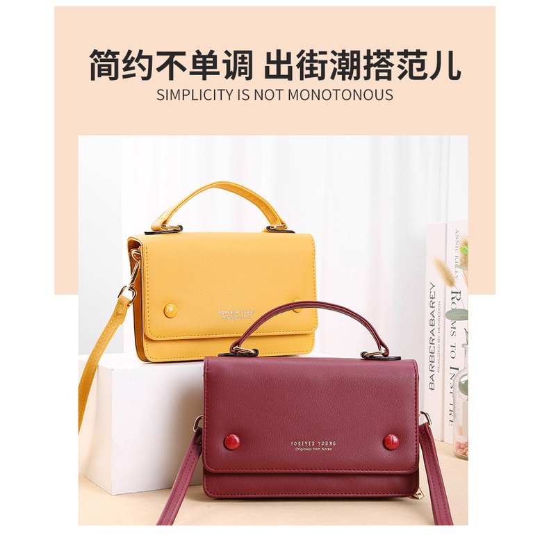 KhatinStore Tas Selempang Wanita Terbaru Import Dompet Hp Remaja Trendy FOREVER YOUNG - 367