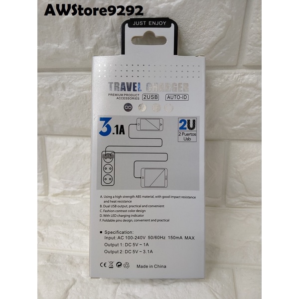 Travel Charger Kabel data USB VIVO P-08 P08