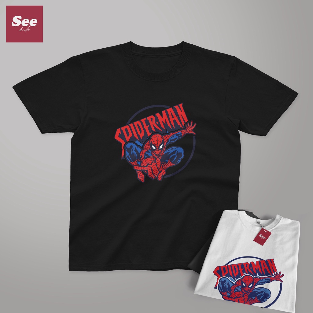 Kaos anak Spiderman laki laki dan baju anak perempuan kaos atasan baju marvel